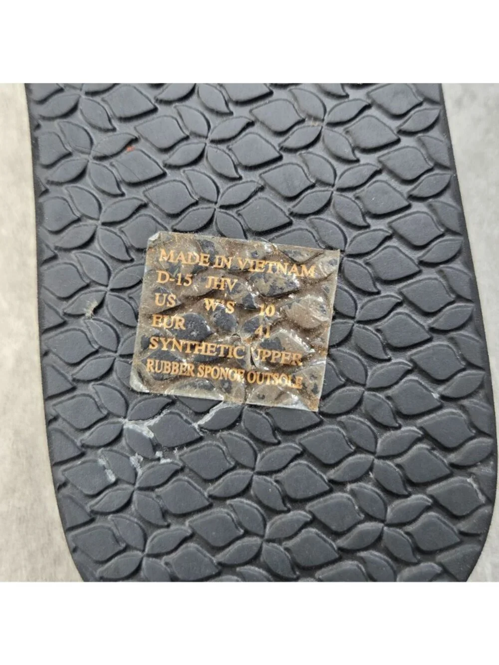 Reef Thong Sandals Size 10 Black Croc Comfort Open Toe Flip Flops Summer Beach